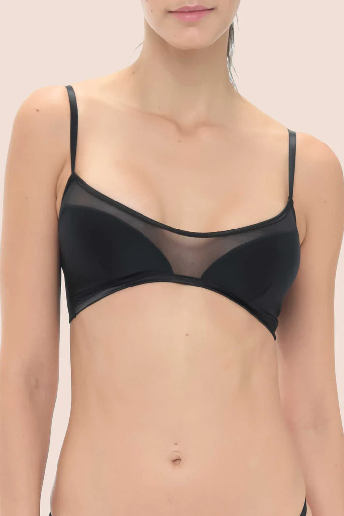 BRALETTE ELLIPSE SEXY SIN ARO CONEXION INTERIOR NEGRO Luna de Mar Ropa Femenina
